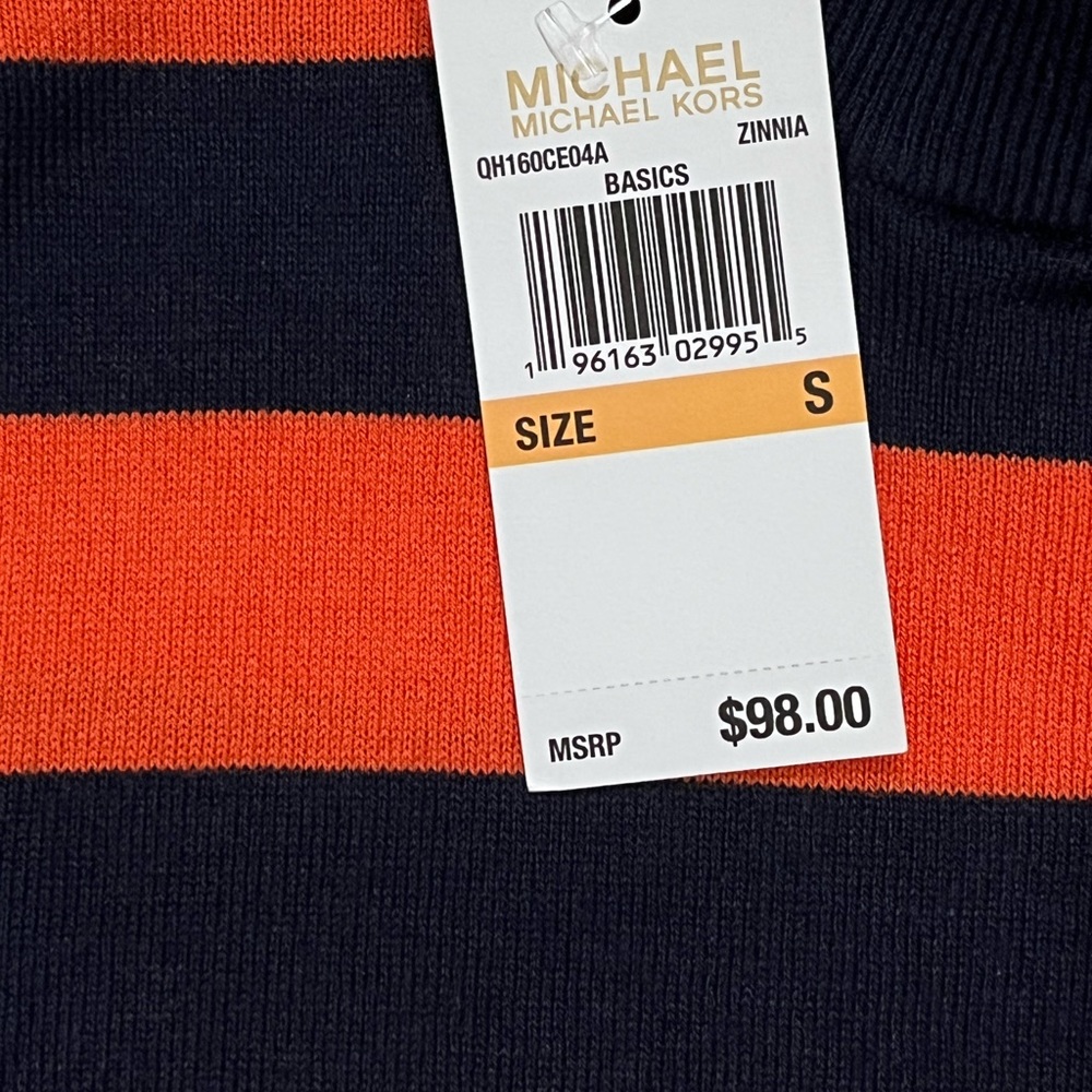 Michael Michael Kors women’s Turtleneck Stripe Top. New. - Picture 5 of 8